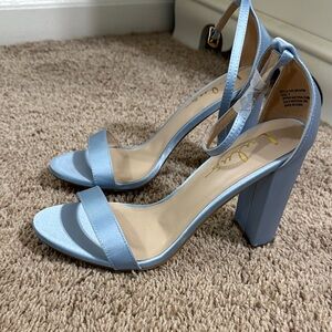 Lulu's Light Blue Strappy Heels